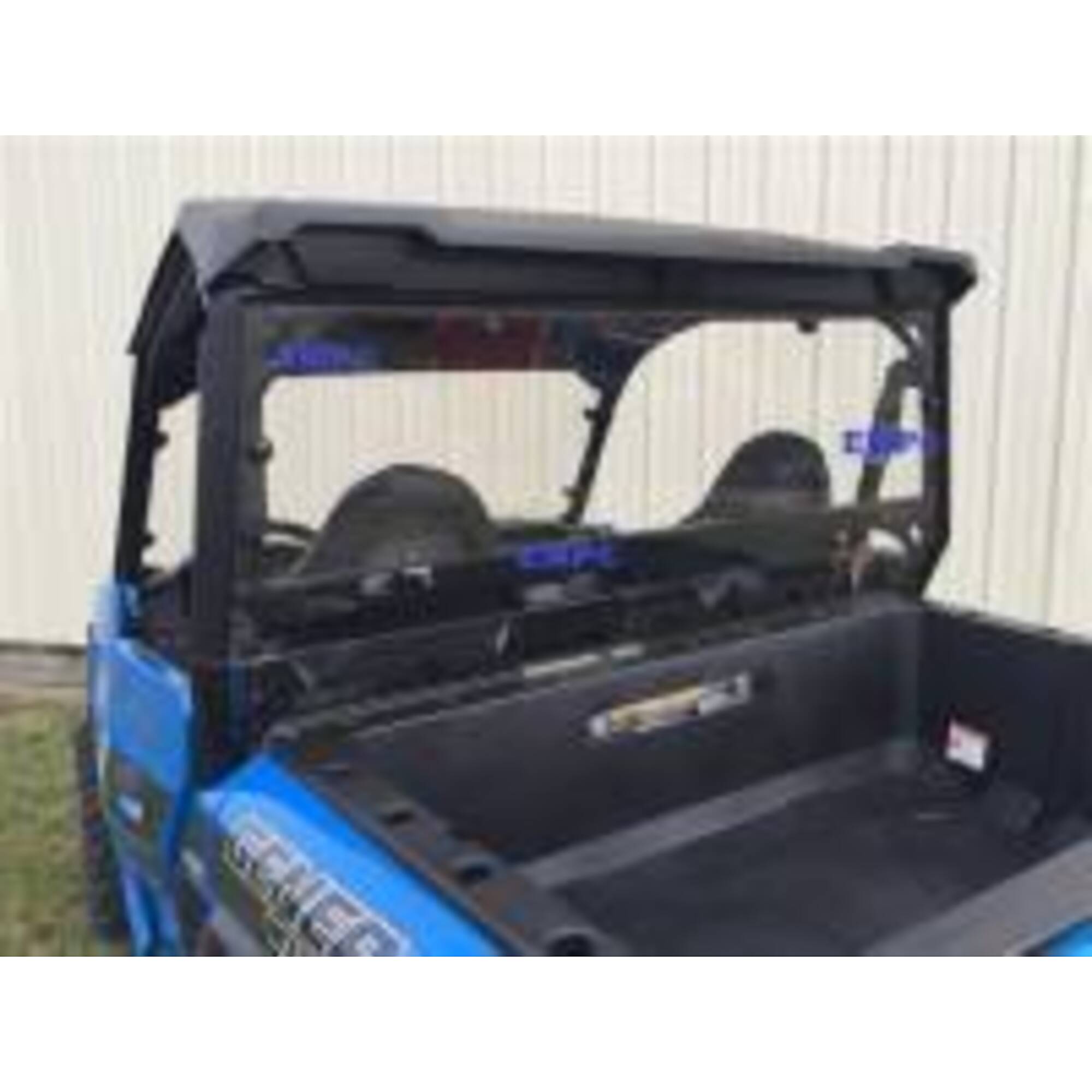 Extreme Metal Products Polaris General Cab Back/Dust Stopper — Hard Coat Polycarbonate, Fits 2016-22 Polaris General 1000EPS, Model# 13086